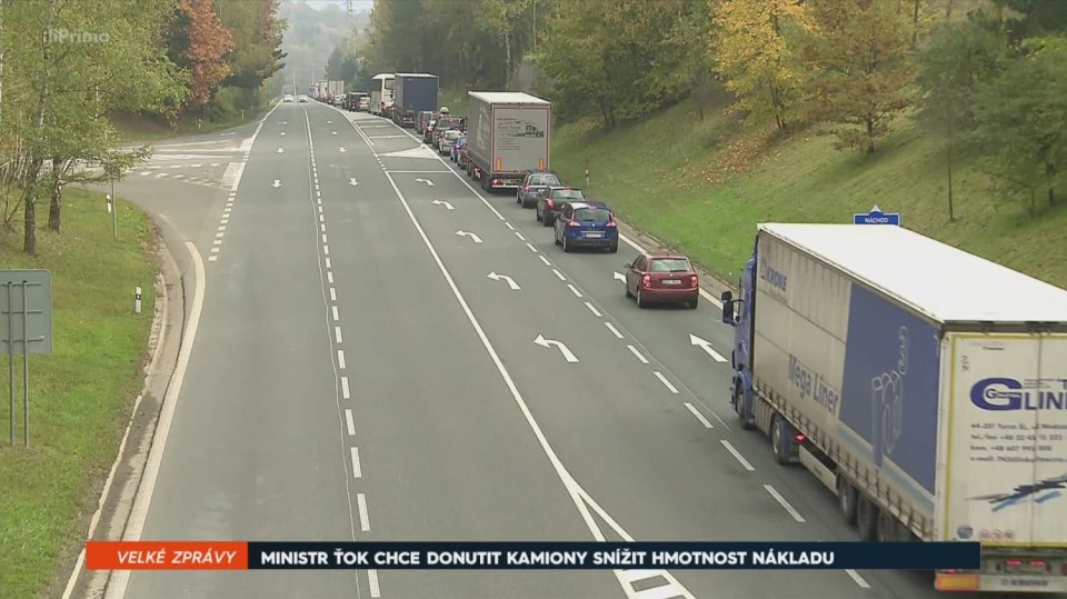 10.7. 2018 VELKÉ ZPRÁVY: MINISTR ŤOK CHCE DONUTIT KAMIONY SNÍŽIT HMOTNOST NÁKLADU